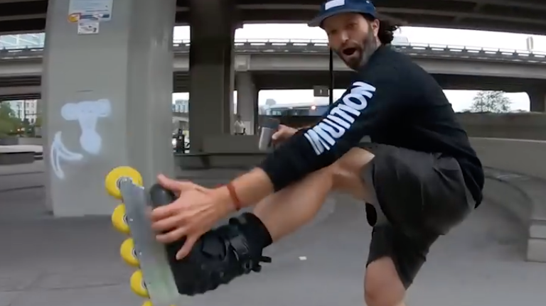 Flow skate with Leon