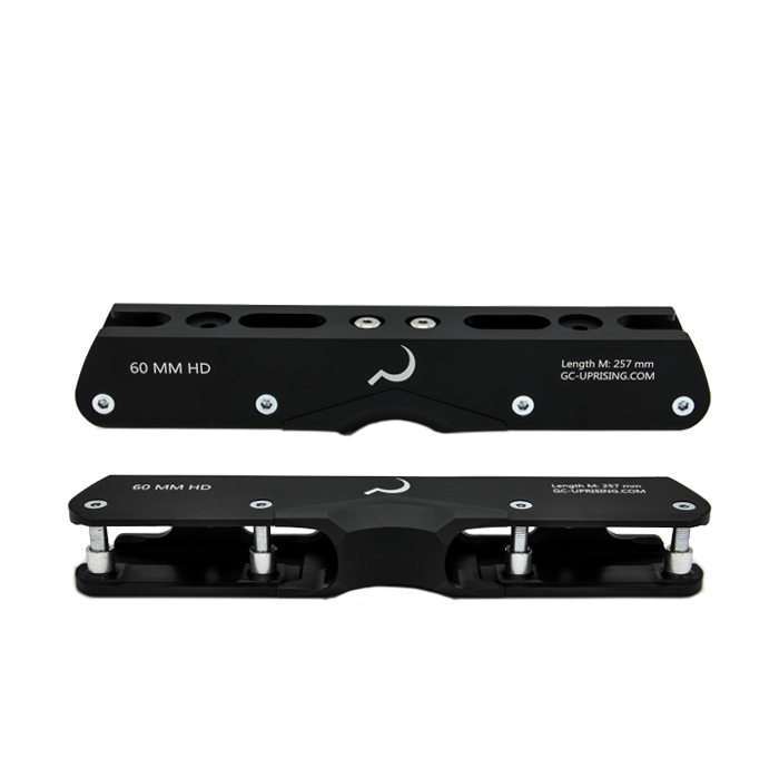 GC HD 60mm Aluminum Frames - Black with metal H Block