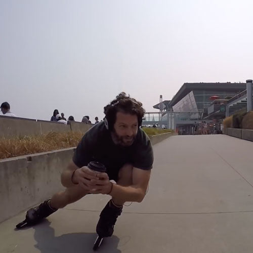 Flow skate with Leon