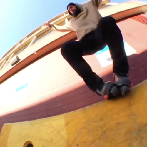 Taylor Ritchie - Beard Blading with Razor Skates