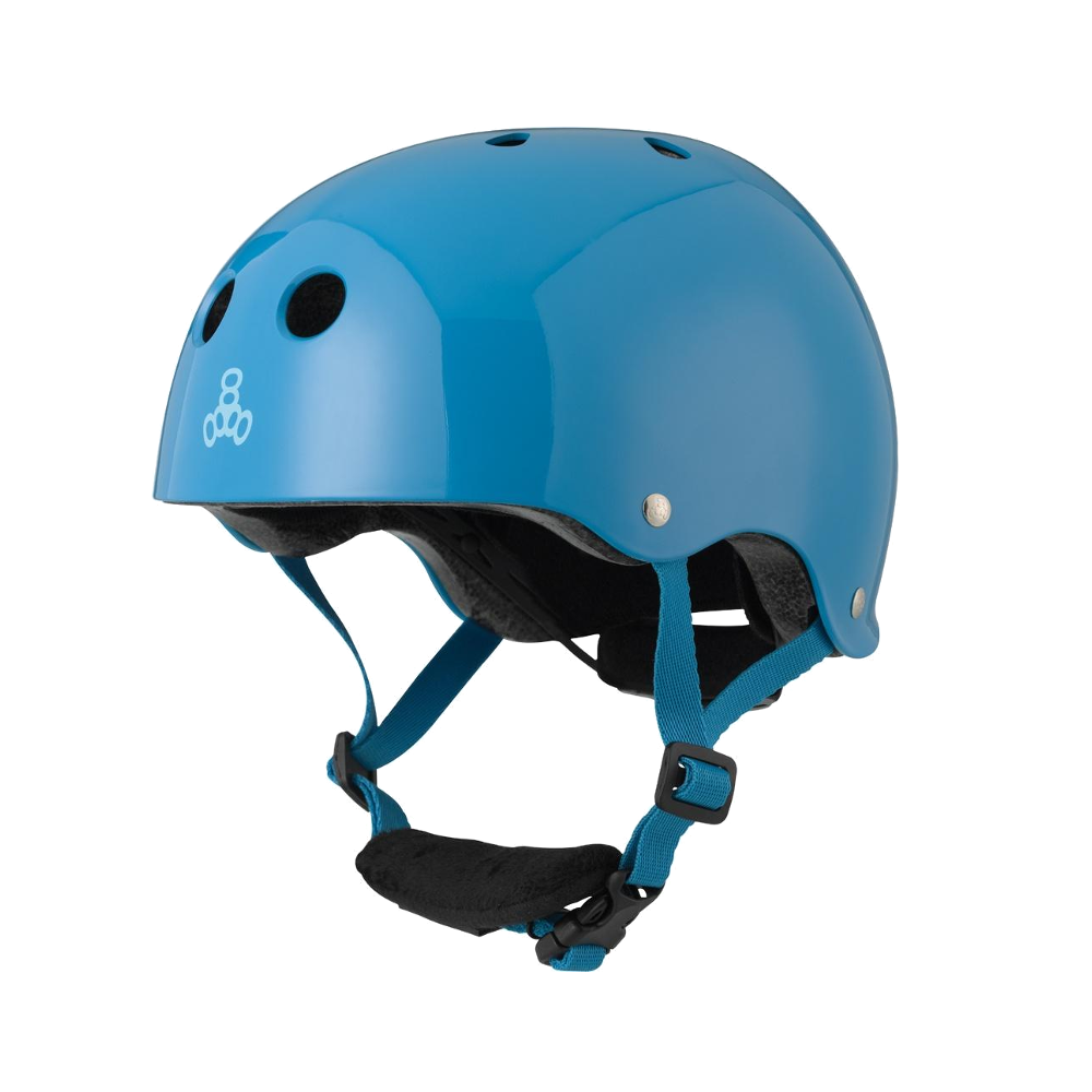 Triple 8 Lil 8 Dual Certified Helmet Blue Gloss SHOP TASK