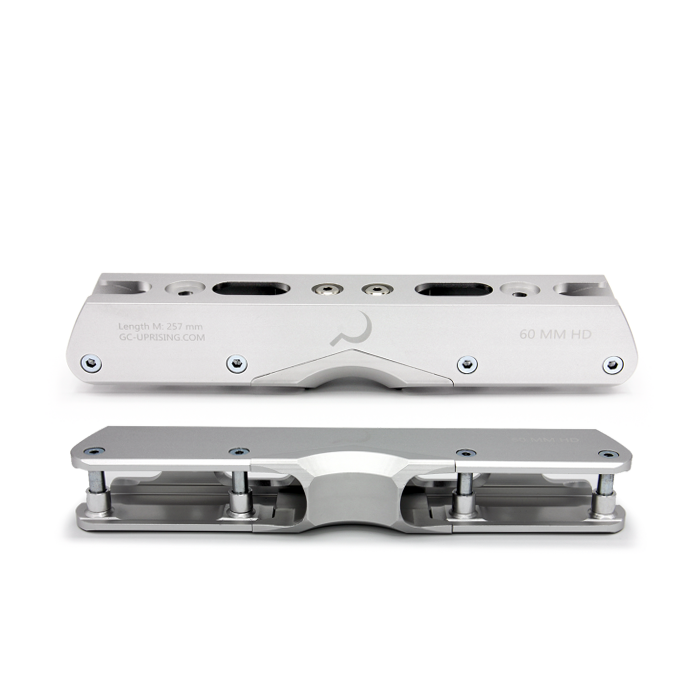 GC HD 60mm Aluminum Frames - Silver with metal H Block