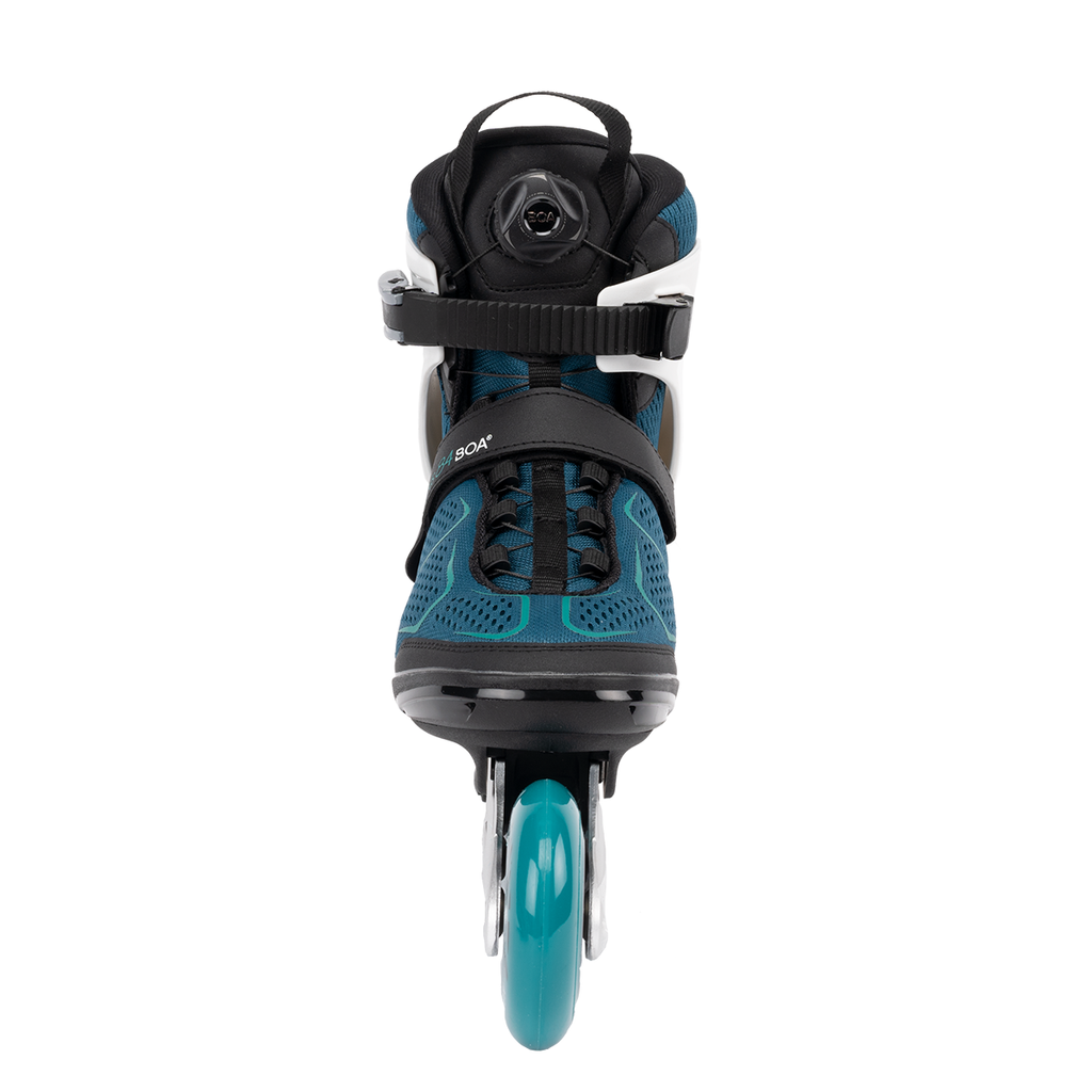 A front view of the K2 Alexis 84 BOA inline skate.